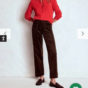 Boden Primrose Cord Pants (cropped wide leg corduroy)